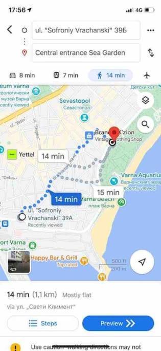 New Luxury Furnished Apartment - Beach, Varna Center & Fast Wi-Fi Zewnętrze zdjęcie